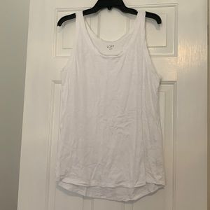 EUC loft outlet tank in white size XL 100% cotton